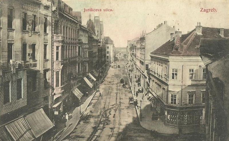 Jurišićeva ulica 1910. godine